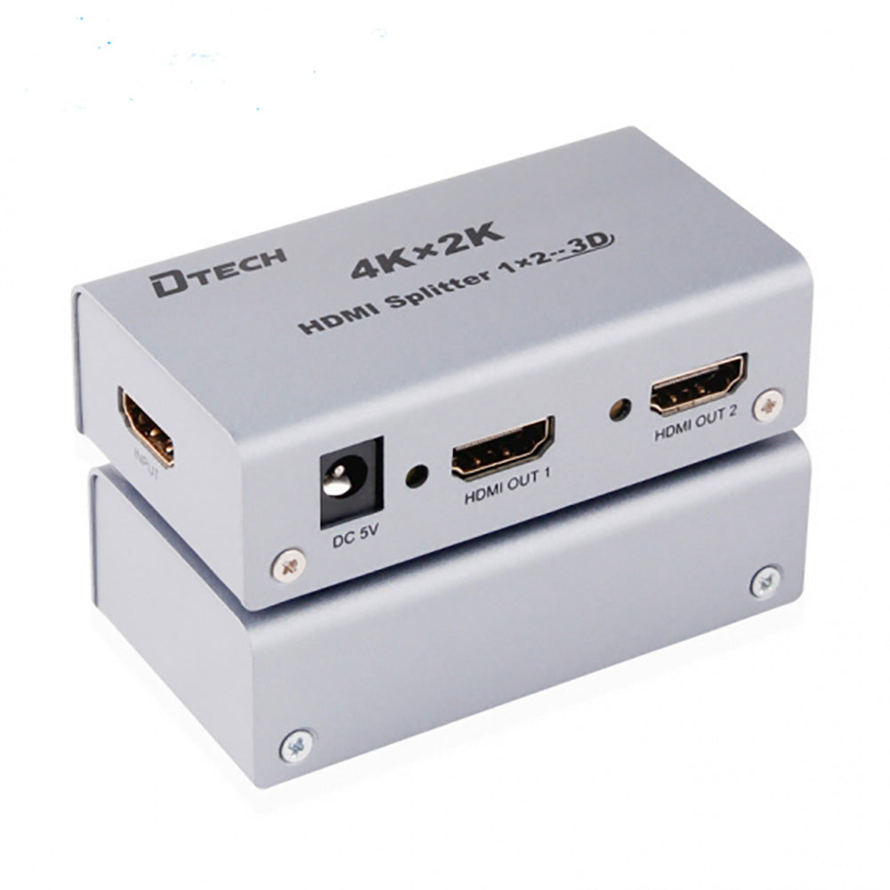Dtech HDMI Splitter 2 Ports DT-7142A (4627298353252) Dtech HDMI Splitter 2 Ports DT-7142A (4627298353252)